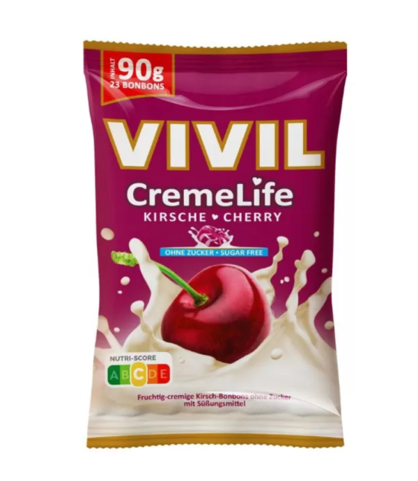 Vivil CremeLife Vișină fără zahăr 90g